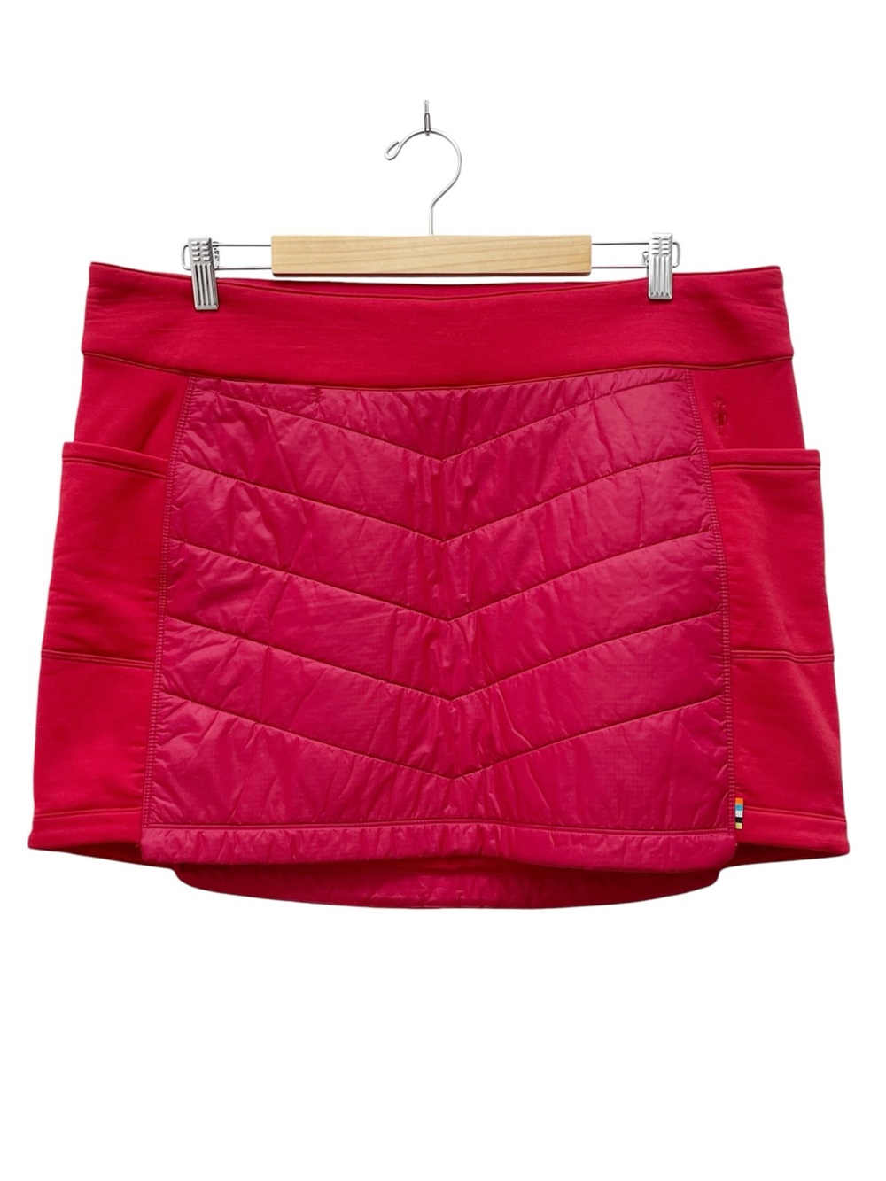 Smartwool Smartloft 60 Skirt Sz XL Red Quilted Merino Wool Insulated Hiking NWT